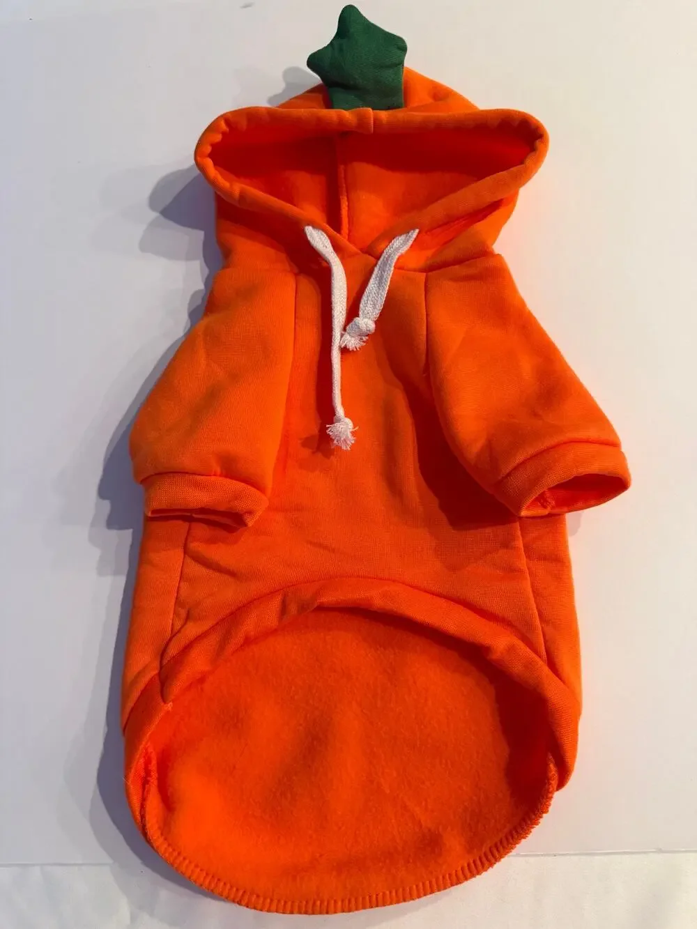Carrot Costume Dog Hoodie Sweater - Miniature Dogs Size Med